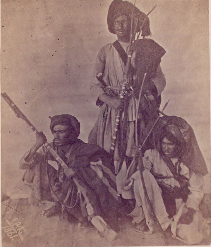 IbnKarlan's tweet photo. Barak Khattaks, from the 1800s. https://t.co/pxzapjNinZ