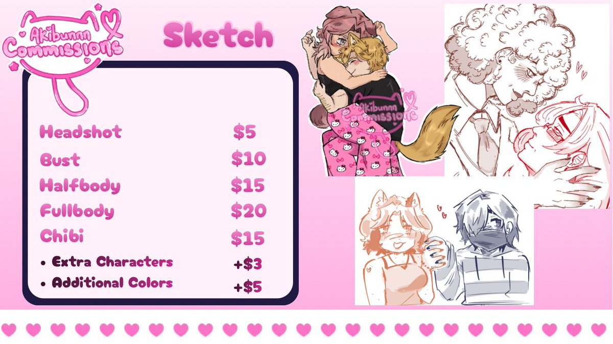 Akibunnn's tweet photo. Again these are base prices total price will have 20% taken off https://t.co/uTn2kNcozS
