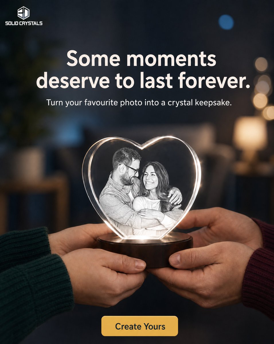 solidcrystals's tweet photo. Some memories deserve to last #3DCrystal #CrystalPhoto #CrystalEngraving #LaserEngraving #Personalisedgift #CustomCrystal #CrystalKeepsake #glassGift https://t.co/e3KRir7MSv https://t.co/7dfI3DSI5t
