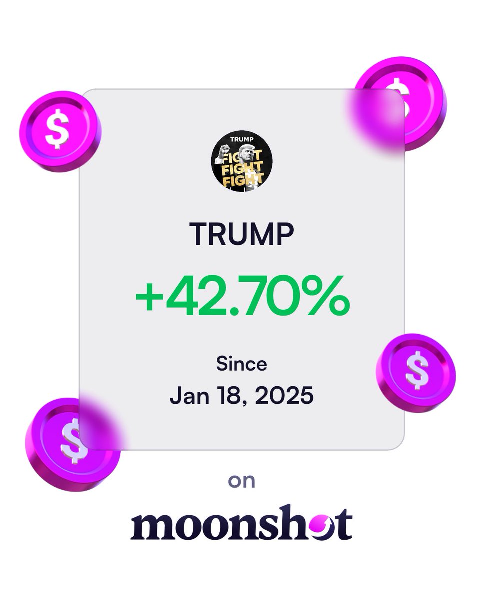 MemeFleet_Cap's tweet photo. I'm up 42.70% on Moonshot: https://t.co/7a1bVM1rSp https://t.co/7qVItzvfyh
