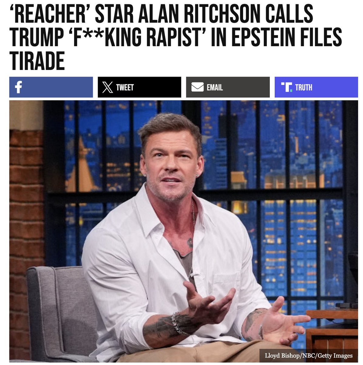 scottgoold's tweet photo. I agree with Reacher. The PEDOPHILE president is a FUCKING RAPIST !!! 86 47 now !!! Release ALL the files !!! https://t.co/6M7WdBkvK9