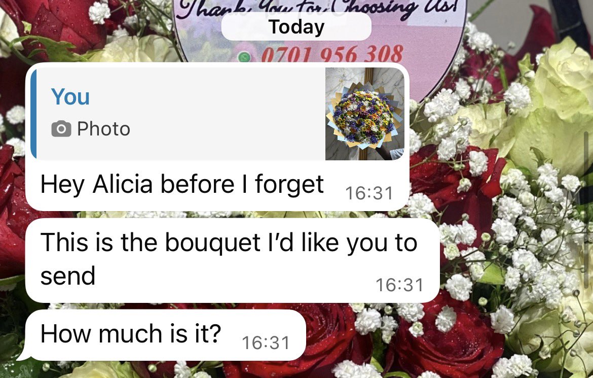 infinity_alicia's tweet photo. If you don’t get flowers on the 1st, that’s between you and your man. https://t.co/rmNzIvwS2U