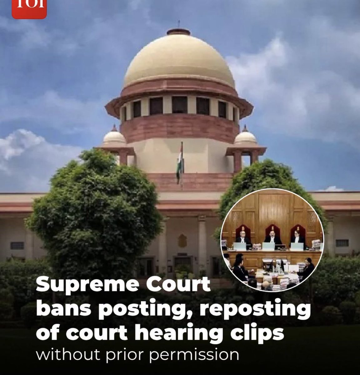 SamSiff's tweet photo. Simple question..!
What is the procedure to take permission?

Will a litigant as usual has to file a case through a lawyer who will take lakhs of rupees and run for several years to just get a permission for making society aware how top courts give justice to common man? https://t.co/CiP4GjDIUk