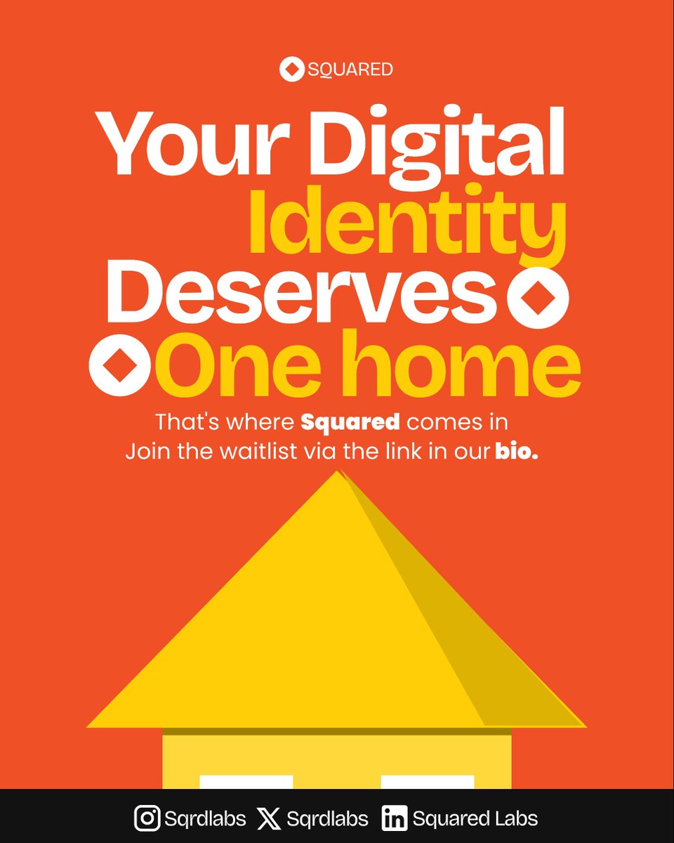 Sqrdlabs's tweet photo. Your digital identity is your first impression.
But if your work is scattered across multiple platforms, people may never see the full picture.
Something better is coming.
Join the Squared waitlist
#squared #buildinginpublic #startup #createch #africantech #techstartup https://t.co/86l0071Xu9