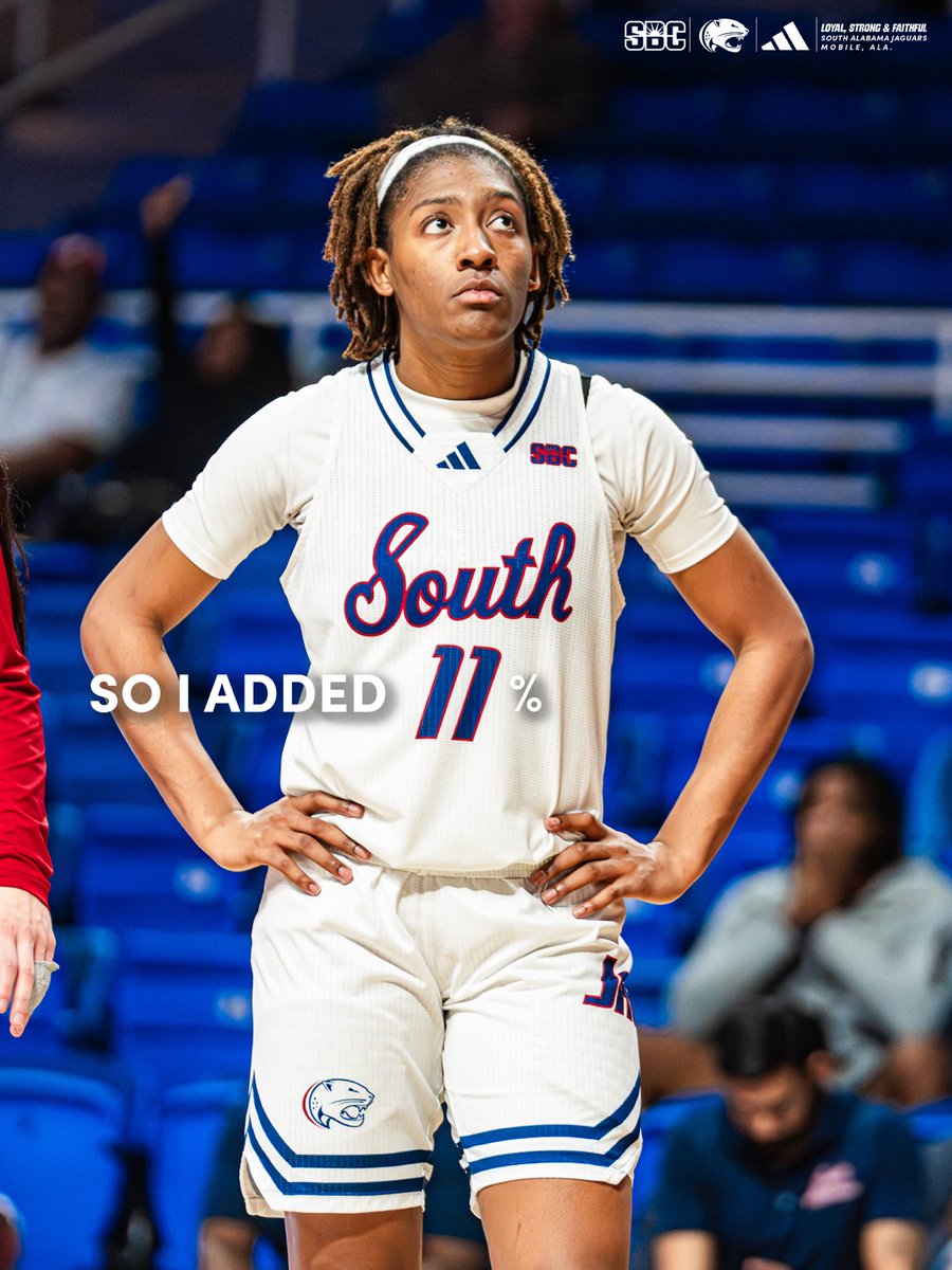 SouthAlabamaWBB's tweet photo. Perfect 👌

#LSF | #INVEST https://t.co/9BuBwWOLQA