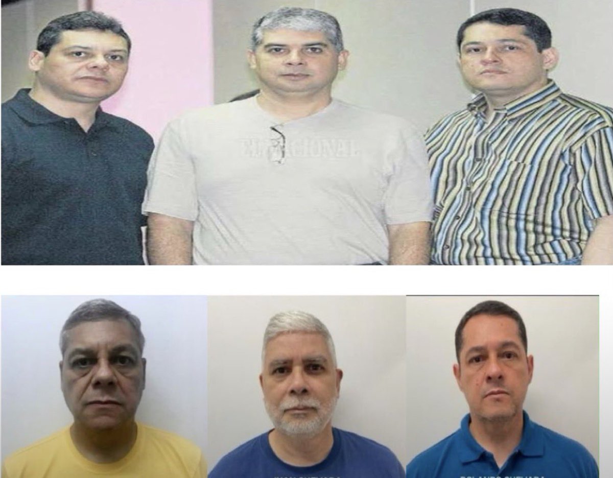 AlejandroARSI's tweet photo. Así los llevaron a la cárcel y así están hoy !
Nuestros hermanos Ottoniel,  Rolando y Juan Guevara están hoy presos en el Rodeo, llevan más de 21 años y 8 meses presos injustamente. 
Nosotros los que hemos pasado por esos momentos debemos apoyarlos. 
Te pido el apoyo para hoy 24 de Julio a las 2 de la tarde hacer una publicación en redes pidiendo la libertad de los presos más antiguos del régimen.
#Liberenalospresospoliticos #libertadparalosguevar
#REGIMENASESINO 
#venezuela
#libertad
