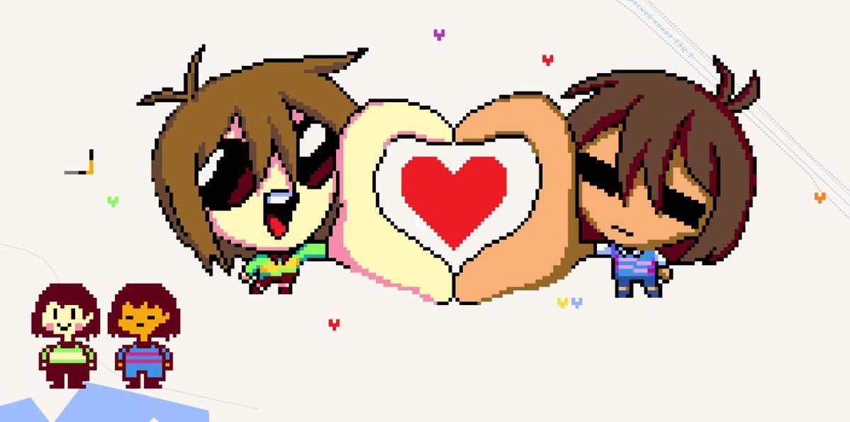 bsodddd's tweet photo. just remembered when everyone was losing their minds over wplace last year, and I made this Charisk pixel art with my followers too 🥺 https://t.co/wwv5AO57Pw