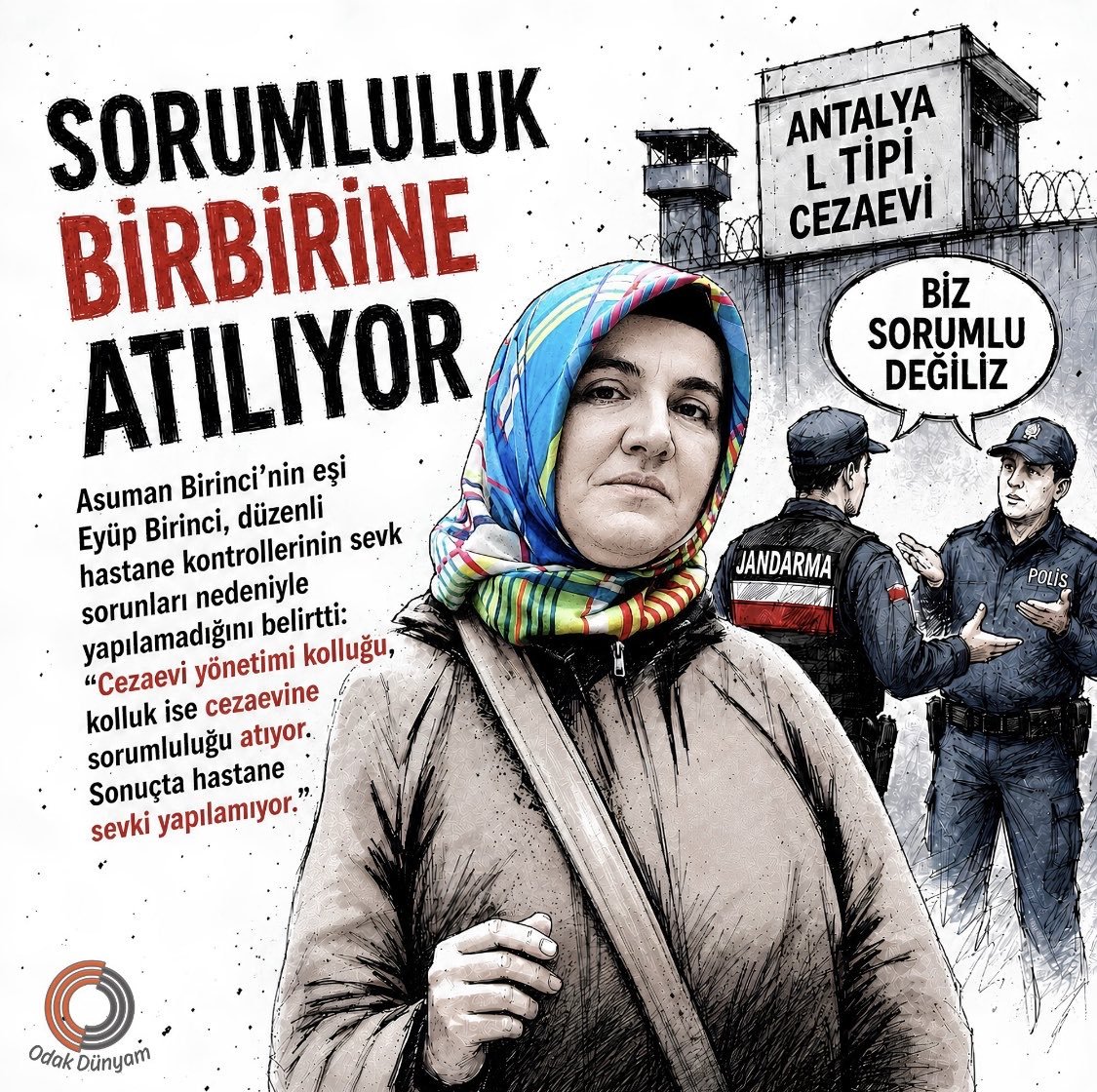 AKSARAY_CEZAEVi's tweet photo. AsumanBirinci AcilTedavi

İnsanların tedavi hakkını ellerinden alamazsınız ❗❗❗ https://t.co/9DBYjC6uDX