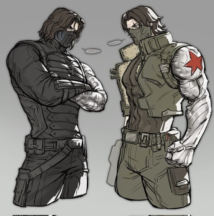 James_666000's tweet photo. `Same soldier, two versions.`
#buckybarnes #artlover https://t.co/zEsFKWOu5V
