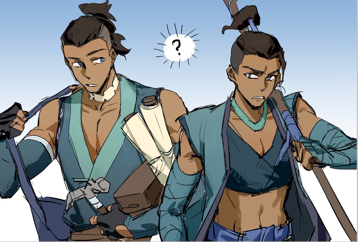 NO9BHB's tweet photo. sokka and beau 
what can i say
#atla #themightynein https://t.co/qbEj3ZMLBG
