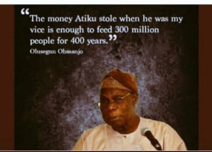 Olabodeodus's tweet photo. @phrankangel Check this out again. Since @atiku we have forgotten. Is OBJ lying? https://t.co/eGLtu9Tgtt