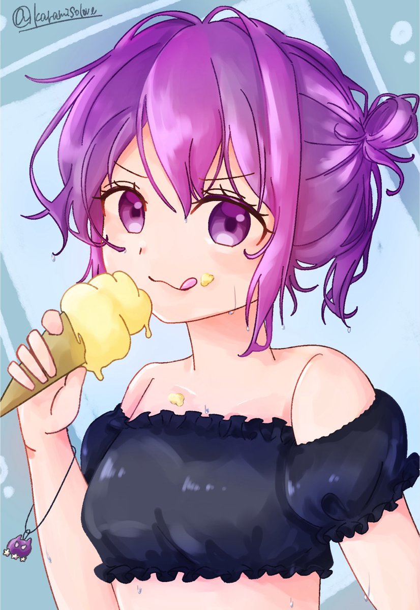 karamiso_love's tweet photo. 水着マキナ😈🍦
#taiko_art https://t.co/GBzQAl2cxT