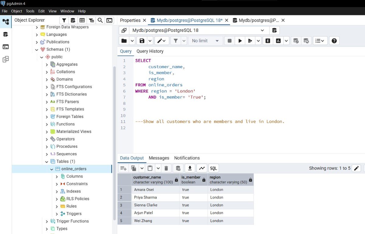 QNnedimma47112's tweet photo. My SQL Journey so far
Wanted to write an epistle which i would still do. 
Hopefully by weekend I'd give my lessons and challenges for my level.

Picture format 
Query 
Question 
Output

Happy weekend🤭
#dataanalysis #dataanalytics #Sql https://t.co/Kjc9N1yslS