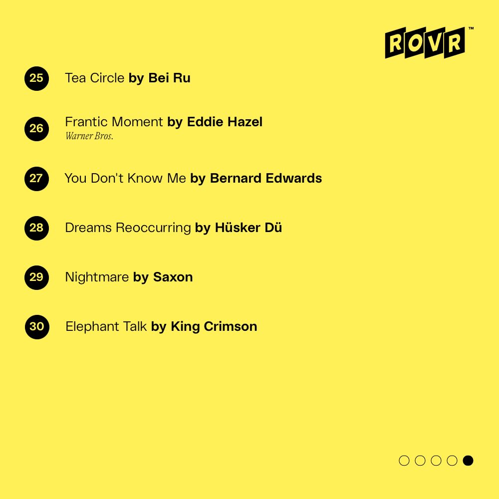 DaMFunK's tweet photo. Full Track List for this week’s
Zero Gravity on @ROVR_LIVE. https://t.co/rCqXXMwzbI