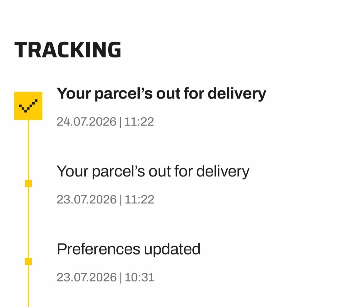 methegirl3's tweet photo. @InPostUK Two weeks after our original parcel from #Hawkstone was returned "damaged", the replacement has now "been out for delivery" twice. Yesterday nothing. Today nothing. How do you explain that?! Absolutely shambolic. #DeliveryFail #PoorService https://t.co/e1wOWk9UvT