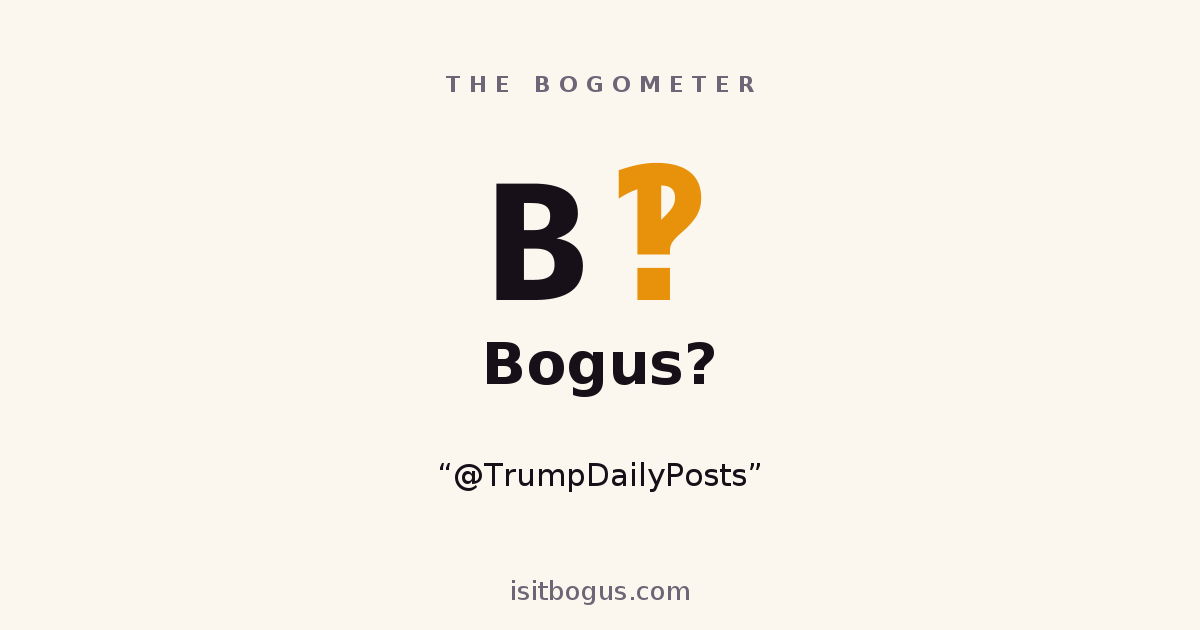 IsItBogus's tweet photo. @jackwidman @TrumpDailyPosts No score on this one. https://t.co/FMz2CFeqPB