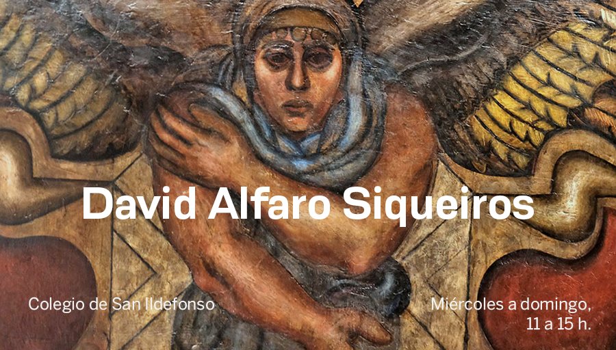 UNAM_MX's tweet photo. El muralismo marcó un antes y un después en la historia del arte mexicano 🎨. En @SanIldefonsoMx, cuna de esta corriente, aprovecha los recorridos guiados, de miércoles a domingo, a las 12 h 🌞, para apreciar la obra de uno de sus grandes exponentes: David Alfaro Siqueiros > https://t.co/hbGZ0P2f8w