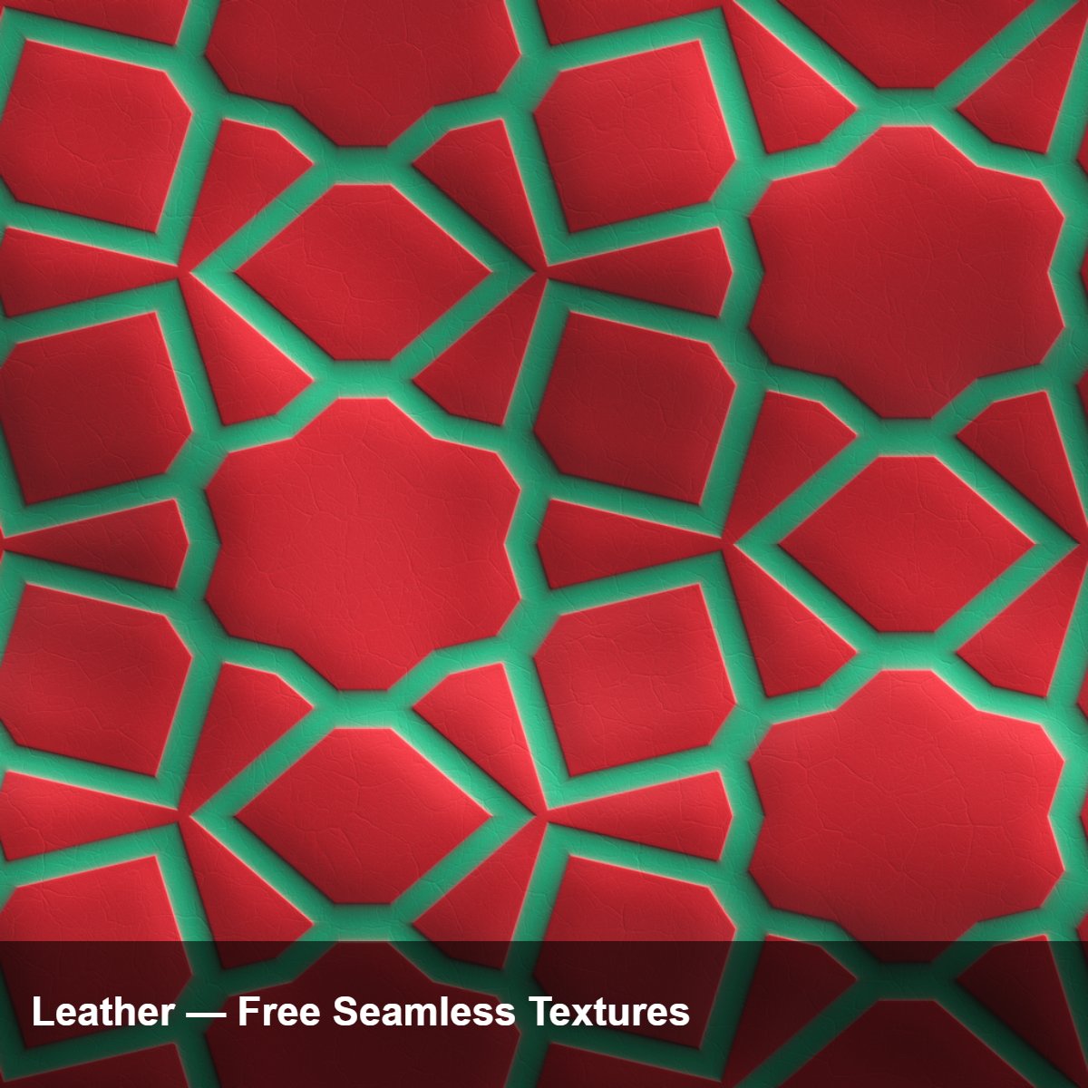 KimSu12646's tweet photo. Cracked red leather cut into an octagon-and-diamond mosaic, with teal seams running through. Bold, textured, completely free to use.
Explore → https://t.co/fNTJrKjiNL
#leathertexture #mosaic #seamlesstexture #3Ddesign https://t.co/row2TGNoUg