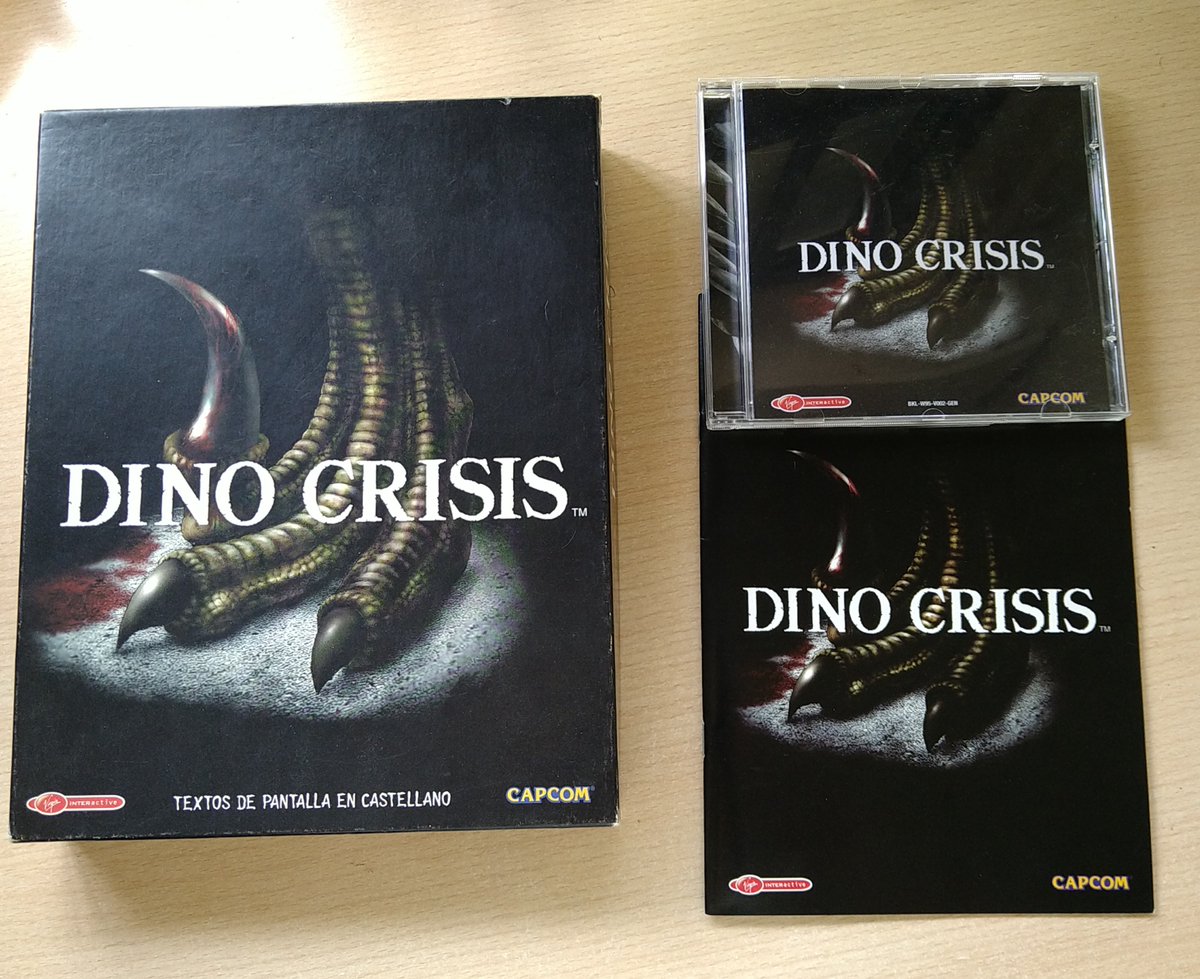 javier_rr45's tweet photo. Dino Crisis en su edición en físico para pc. Creo que voy a rejugarlo por vigésima vez😉Capcon hazle un remake ya por favor! https://t.co/AZKvM4iIb1