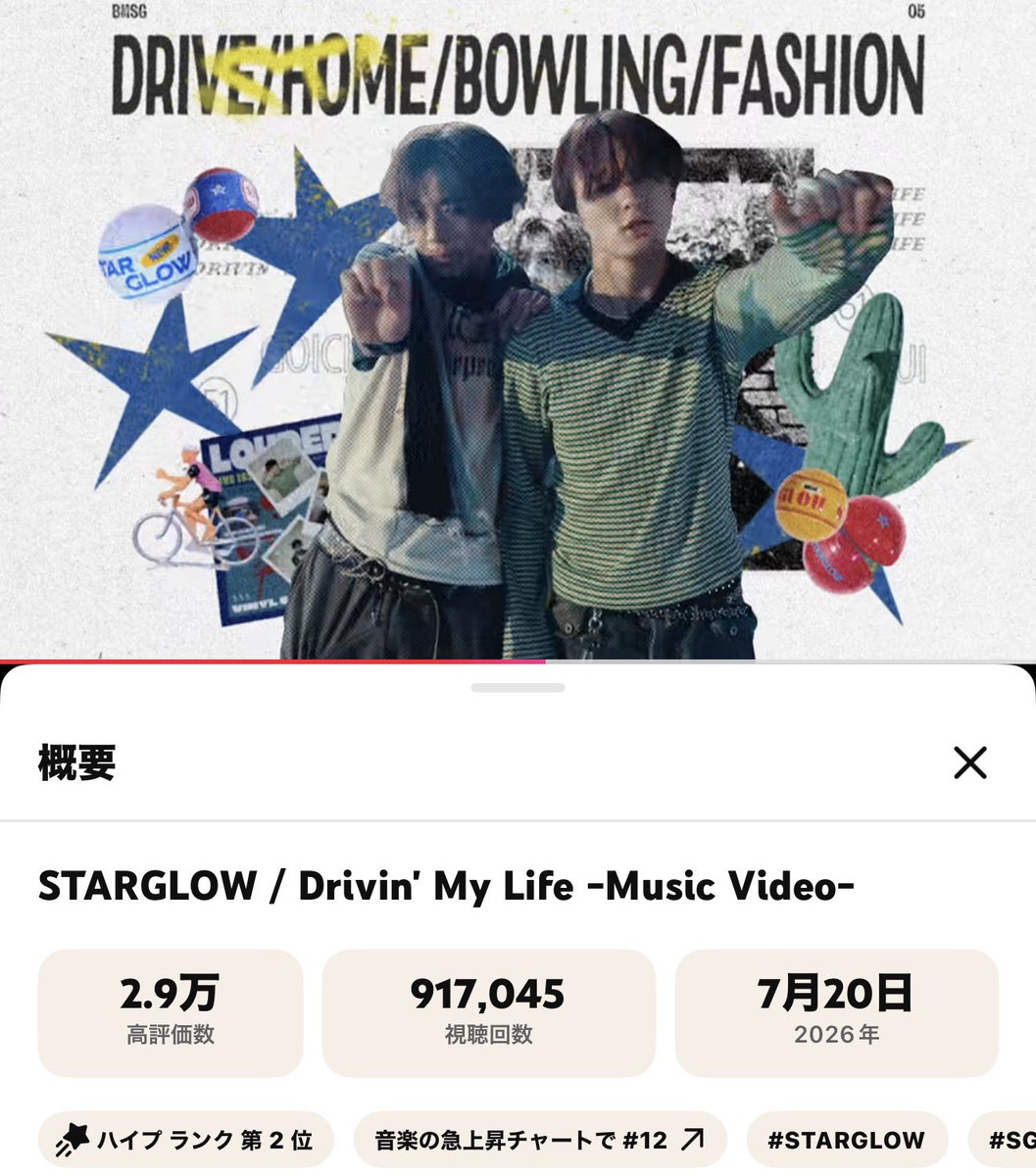 ru_i_61's tweet photo. 100万回再生まであ 残り約8万❣️
沖縄公演までに達成したい🫂🎶チャリで爆速𝓭𝓻𝓲𝓿𝓮しませんか〜🤩❤️‍🔥

ペースを上げていきたい🫶🏻

🏎💨💨💨https://t.co/hhxOwqkThV https://t.co/54jvD9gD0Z