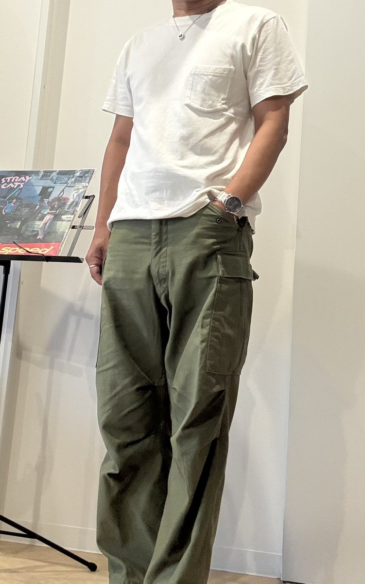 今日のコーデ 👕🇺🇸グッドウェア 👖🇺🇸M51 👞🇮🇹ジュカルス 気分