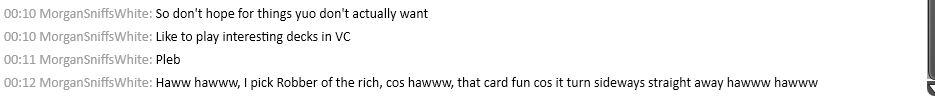 GingerRavenSW's tweet photo. What is going on with people on mtgo atm, I never used to get people like this now two over two days.
All because I played Boros in cube and took 2 mins to figure out if fable was 3 mana when flipped so I could kill him or not with bombardiers
#mtgo #mtgcube https://t.co/Wq85KUbPjh