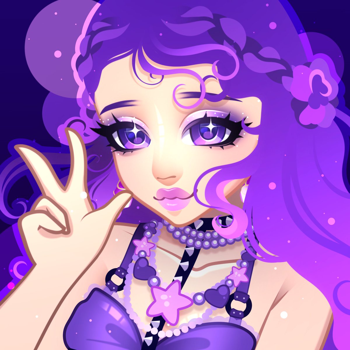 Luvsrxri's tweet photo. Ty @.cybxrk1tty for the art commission 💜

#royalehigh #rhtc #commissionㅤ https://t.co/GXo0RGBOid