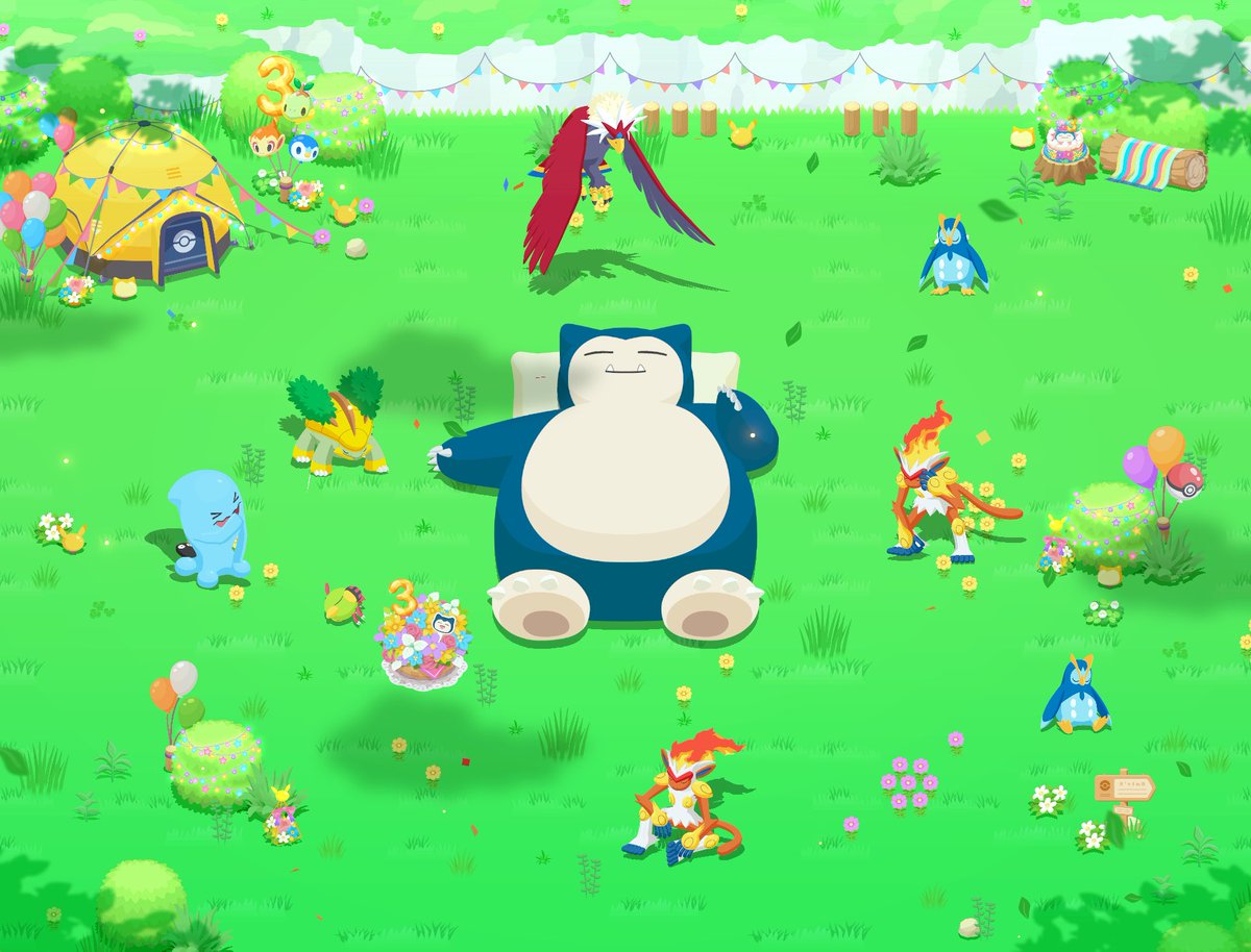 chisukeke1's tweet photo. #ポケスリ3周年をみんなで https://t.co/WjtEhMToVL