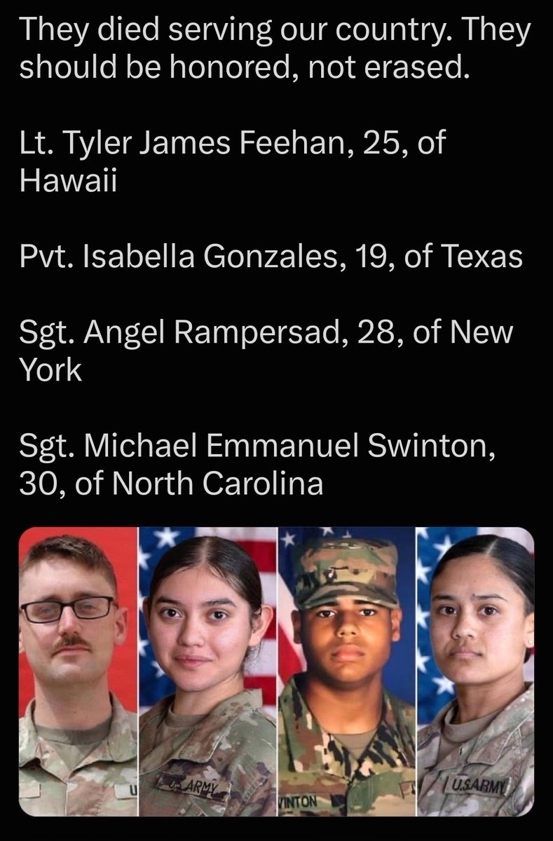 BrianKirt's tweet photo. @krassenstein Americans killed 
by Trump's War https://t.co/Vh9i4gYdl2