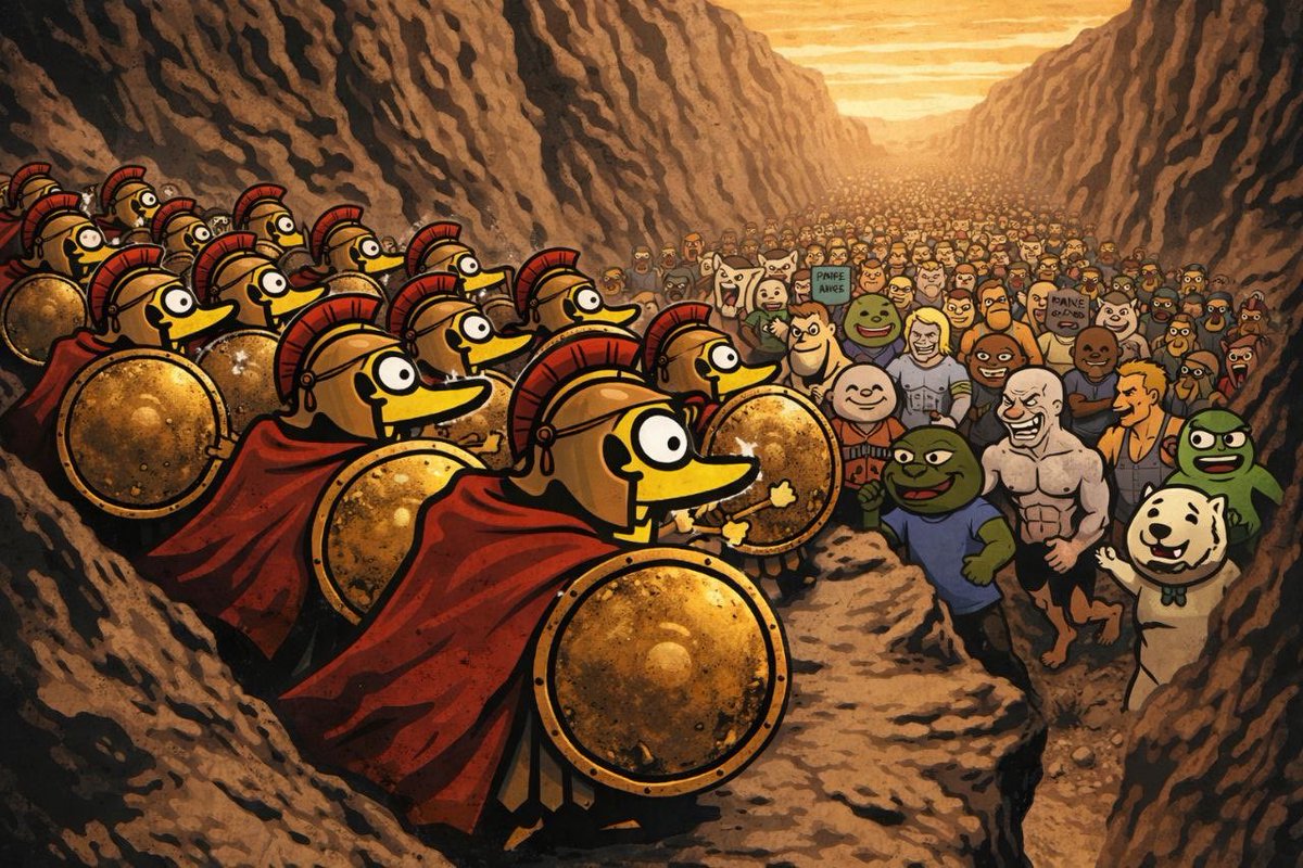 RIF3737's tweet photo. $SHRAMP army = the Spartans of 300.

We don’t have the biggest numbers.
 But one real Shramp is worth a hundred paid shills from other projects.

You can’t buy us.
 We’re here for the vibes and the meme.

That’s exactly why $SHRAMP is green today… and not sitting at all-time lows.
@ShrampX
