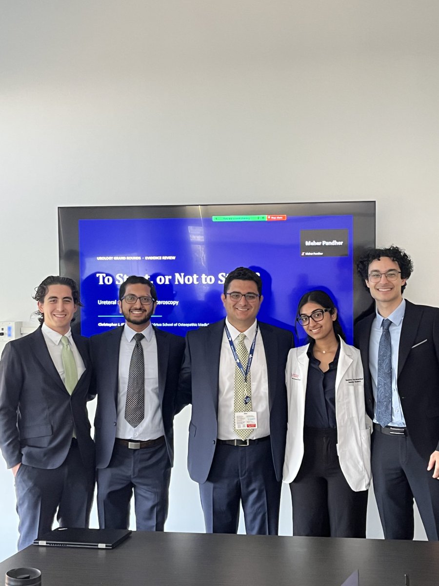 NjmsUrology's tweet photo. Our amazing sub-interns killed their presentations today! Look out for our home students Mahima Gurushankar @mahimaaa_g Hossein Zolfaghari, Sanjay Subramanian as well as our away students Jared Duran and Chris Giuditta on the interview trail!! https://t.co/6BiA9a8V5E