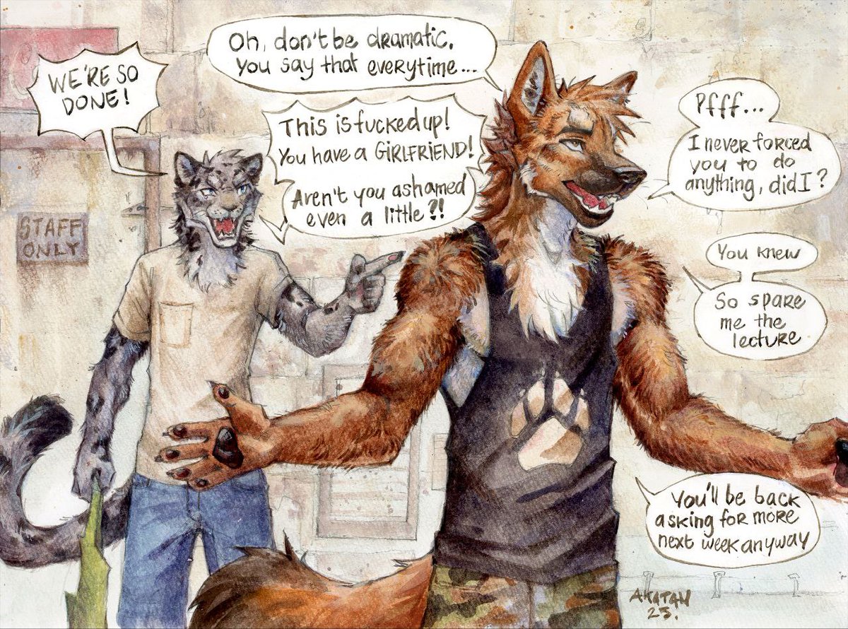 AkatanAD's tweet photo. Coffee Shop - the full comic ! 🧵⬇️ https://t.co/3FrVGTtoX5