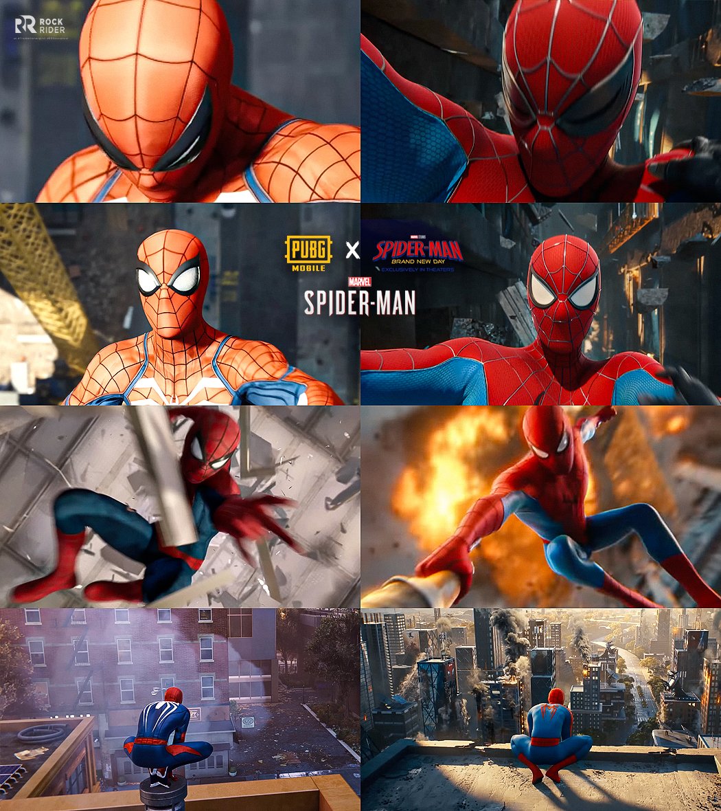 ursRockrider's tweet photo. Insomniac Spider-Man x PUBG Spider-Man https://t.co/twAi7V4SnR