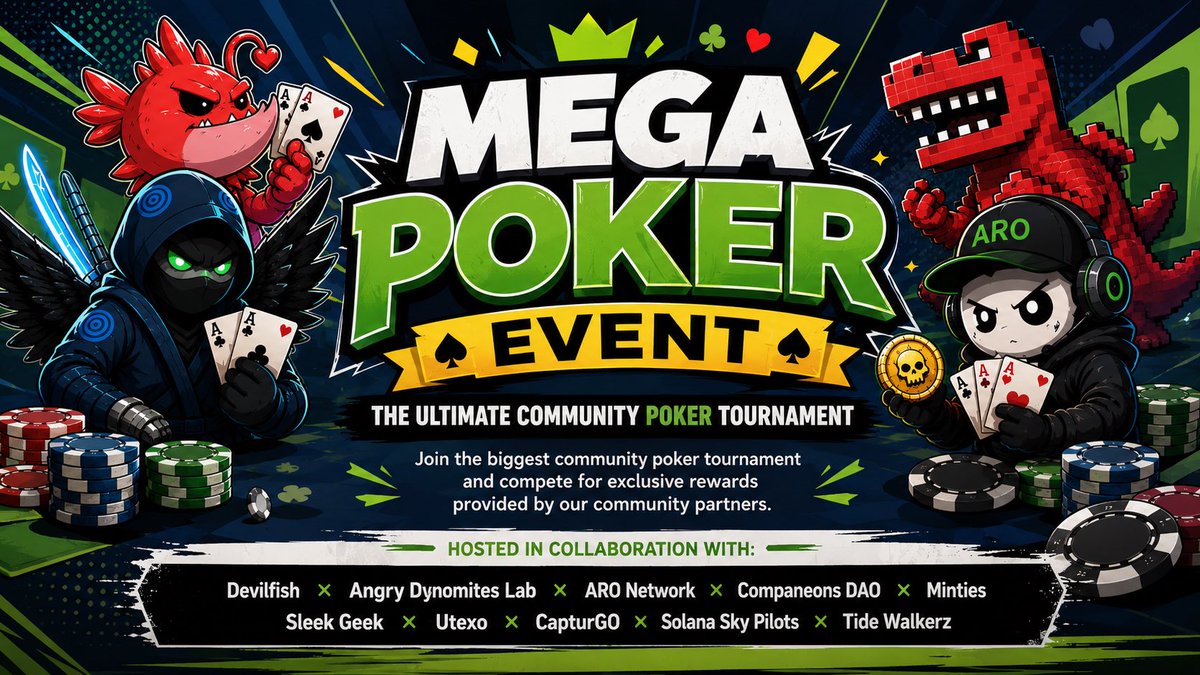 Arocommintern's tweet photo. Cross community poker do well to register folks. Exciting prizes to be won.
Can you come out on top?
See you at the table https://t.co/88gMgSo7ZA