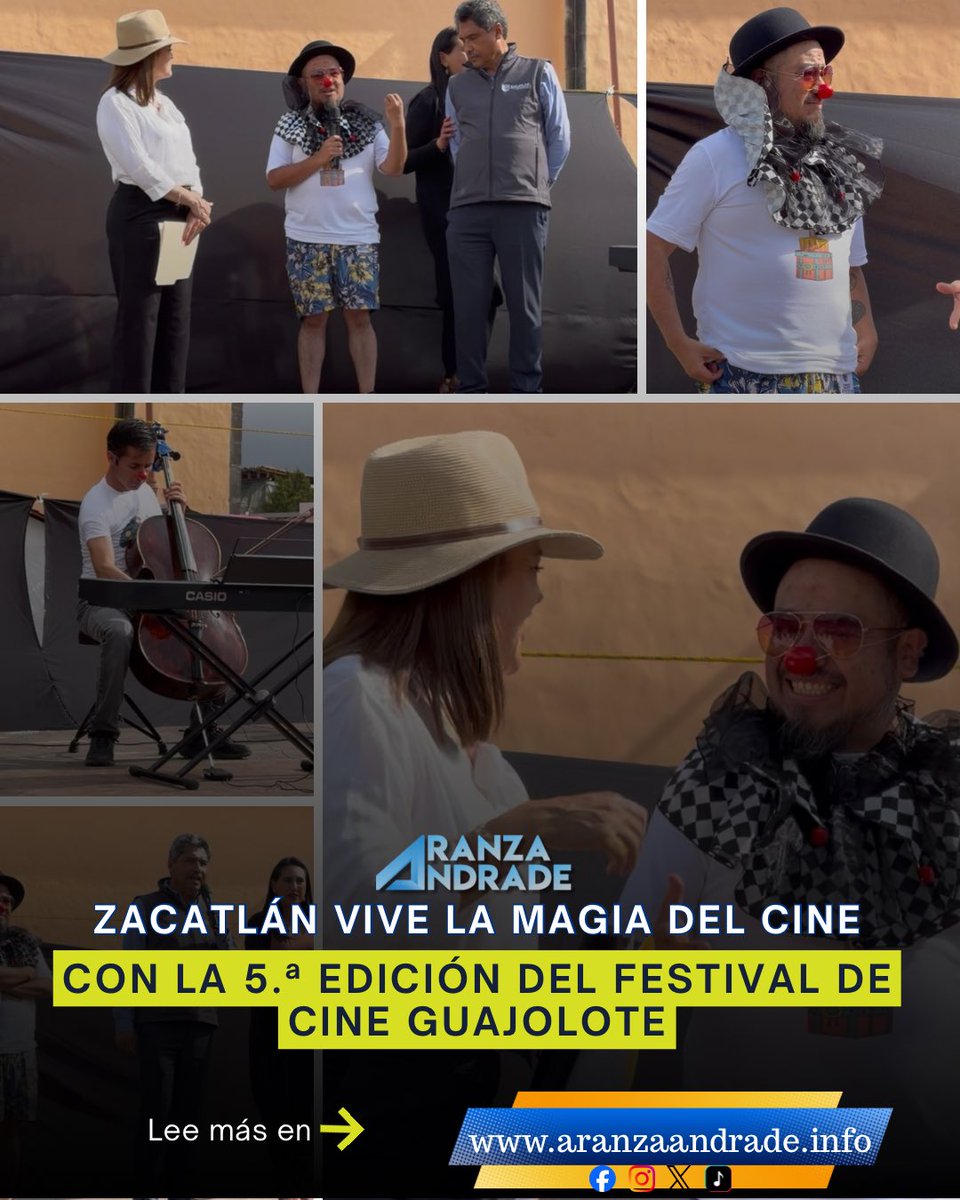_aranzaandrade's tweet photo. 🎬 Zacatlán vive la magia del cine con la 5.ª edición del Festival de Cine Guajolote

https://t.co/I4rsUdKAAN https://t.co/4ZxczbxIY4