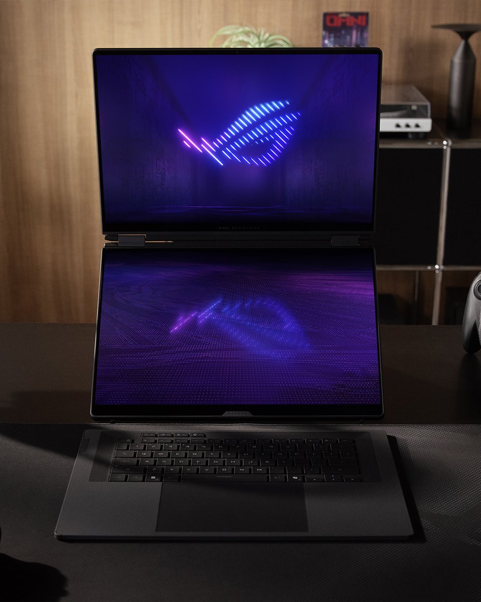 ASUS_ROGNA's tweet photo. Dual-Screen Mode turns the ROG Zephyrus Duo into a 21-inch+ workspace. More room, less alt-tabbing, built for the days you're juggling everything at once.
Learn more 👉 https://t.co/tuugXCQGzZ
#DuoItAll https://t.co/0ma6fwpU0r