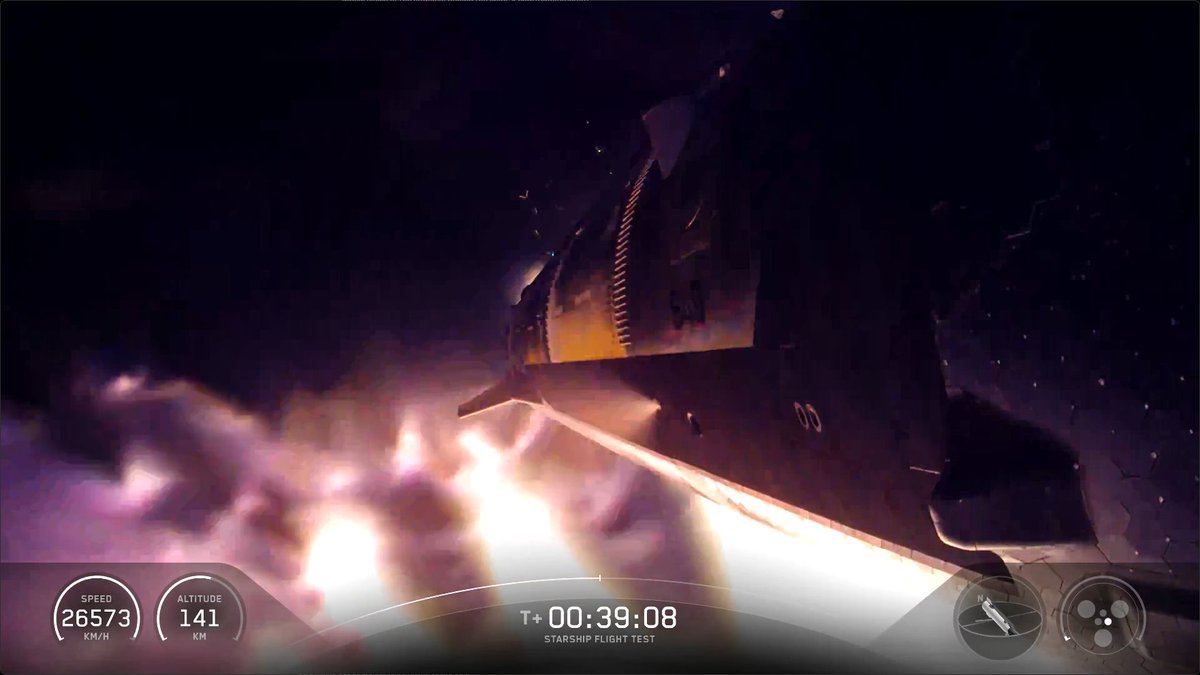 Blobifie's tweet photo. We have just had a succesfull inspace relight of a raptor 3 engine and WOW that was pretty https://t.co/61ZXzwv4Me