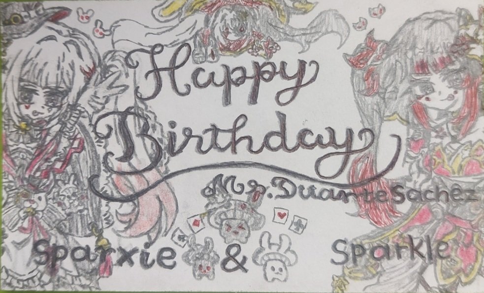 Mightnightshado's tweet photo. ♦️🎭My Sparkle &amp; Sparxie Creation ♣️♥️

(Also Ms.DuarteSachez's birthday was last over a months ago, I just too busy on somethings else to post this)

#Sparkle #HonkaiStairRail #Sparxie https://t.co/Ev54dSUqI0