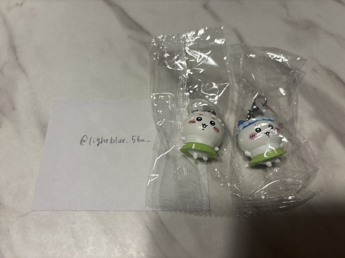 lightblue_56n_'s tweet photo. 【交換】
ちいかわ 映画 入場者特典 チャーム ミニフィギュア めじるしアクセサリー 

譲）ちいかわ、ハチワレ
求)うさぎ

都内(渋谷〜池袋)、大宮手渡しor郵送での交換

お気軽にお声掛けください！ https://t.co/pAn2yzuYsi