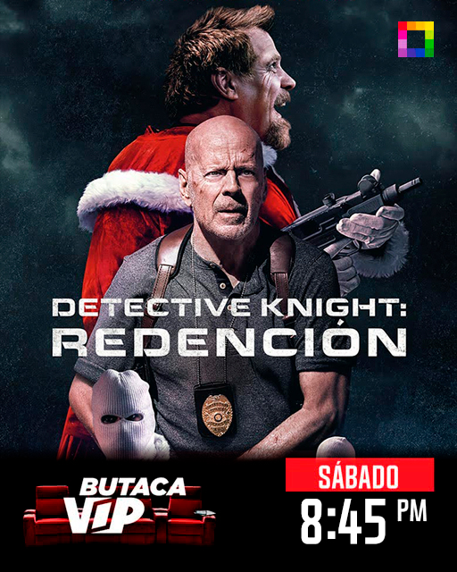 willaxtv's tweet photo. #ButacaVip | Este sábado, a las 8:45 pm, cuando la ley pierde el control solo él pone las cosas en orden. Mira a Bruce Willis en Detective Knight: Redención.
¡Disfruta de las mejores películas de acción 🍿, solo por Willax Televisión! https://t.co/QbiGtTrgNO