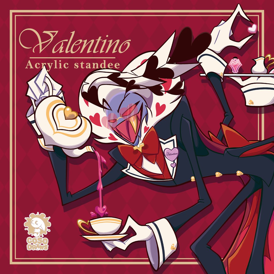 Cosodraws's tweet photo. New acrylic standees available in mi store in Acggoods💜
https://t.co/JskdrbuBT0

#acggoods #valentino #velvette #vees #hazbinhotel #cafemaid #acrylicstandee https://t.co/GUX53yS8DR