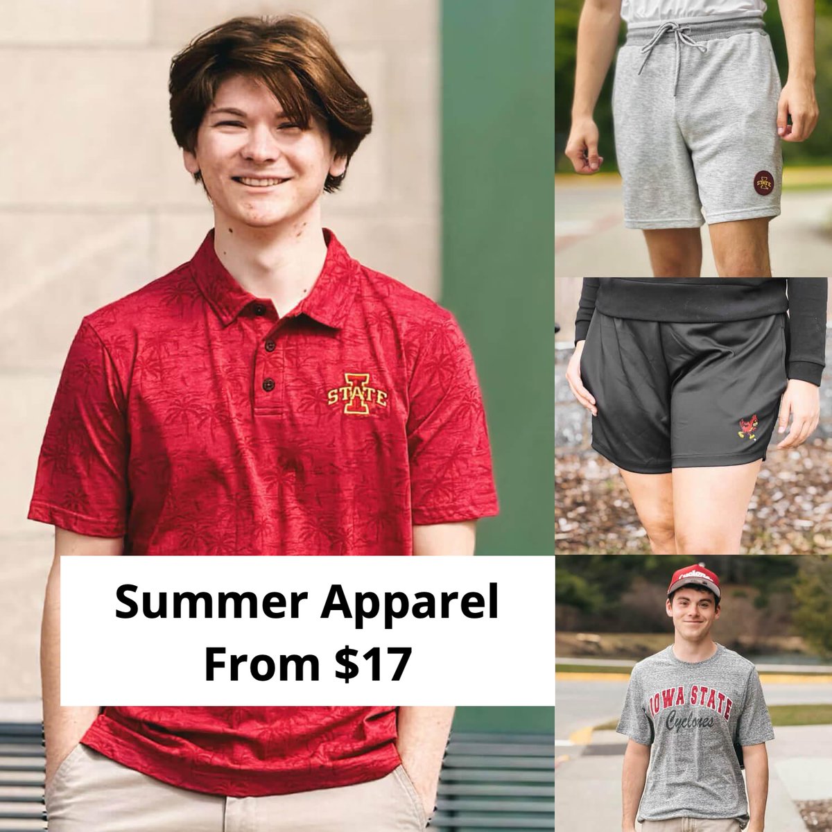 isubookstore's tweet photo. Special Summer Sale through 7/27 with apparel starting at $17 and Pet toys for only $14.95. Get them exclusively tax-free at the #isubookstore.

https://t.co/R0OQGplPOP #gocyclones https://t.co/hsJdTi3h99