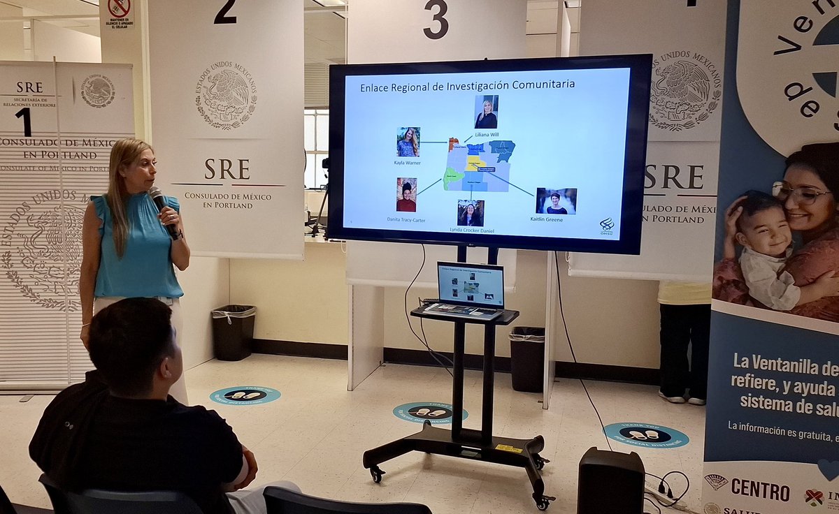 ConsulMexPot's tweet photo. 🩺 En colaboración con @OHSUKnight continuamos generando conciencia sobre la importancia de prevención y detección temprana de diversos tipos de cáncer. Esta semana en la #VDS se informó sobre el cáncer de piel y el apoyo que brinda el Navegador de pacientes latinos en OHSU. https://t.co/twDMXawKVu