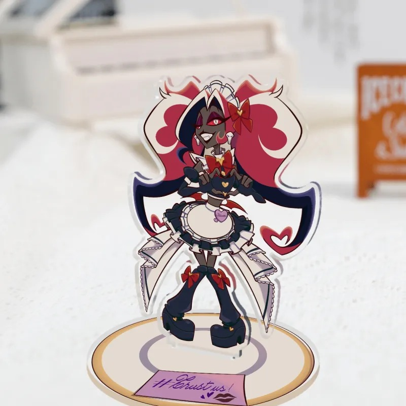 Cosodraws's tweet photo. New acrylic standees available in mi store in Acggoods💜
https://t.co/JskdrbuBT0

#acggoods #valentino #velvette #vees #hazbinhotel #cafemaid #acrylicstandee https://t.co/GUX53yS8DR