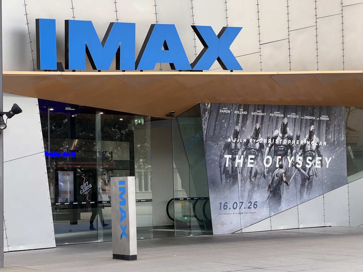 DEANRB7's tweet photo. 今日も観に来ました。
『THE ODYSSEY』IMAX70mm
しっかり寝たから大丈夫なはず！！ https://t.co/rSu6Q7c3dR