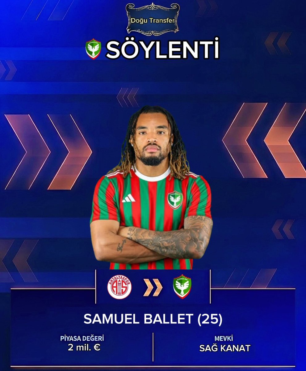 dkdjd_78's tweet photo. Amed Spor Samuel Ballet ile ilgileniyor https://t.co/zCC0ejuhYZ