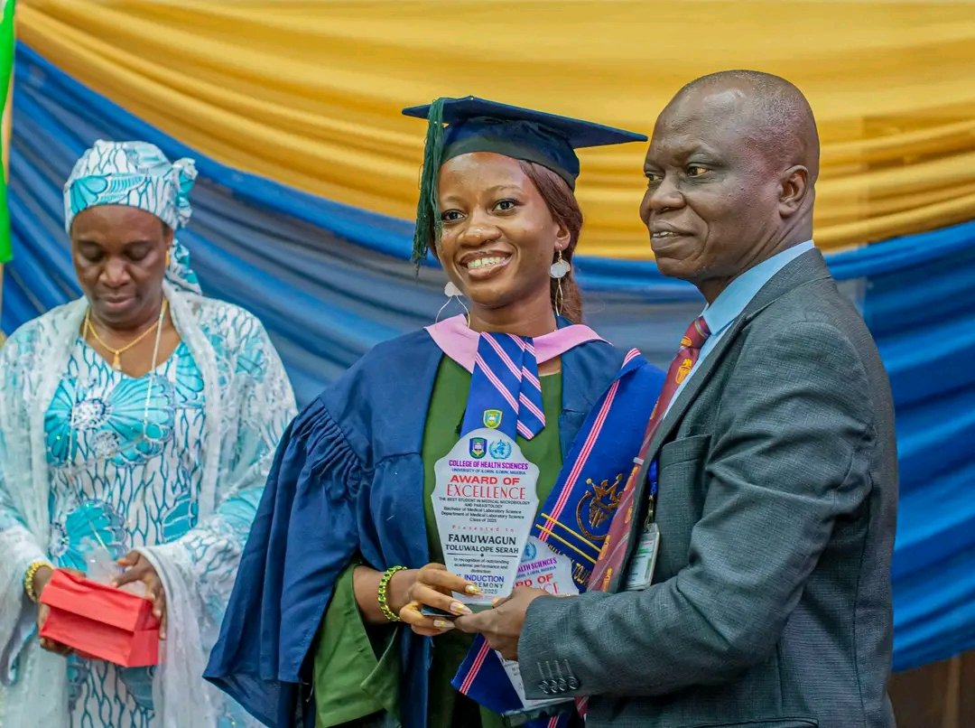 campus_update01's tweet photo. Historic moments as UNILORIN held its maiden Professional Initiation and Admission Ceremony for Medical Laboratory Science graduands on July 24, 2026.

Congratulations to the inductees.

#UNILORIN #MedicalLaboratoryScience #Healthcare #BetterByFar https://t.co/Syr2yRwUlN