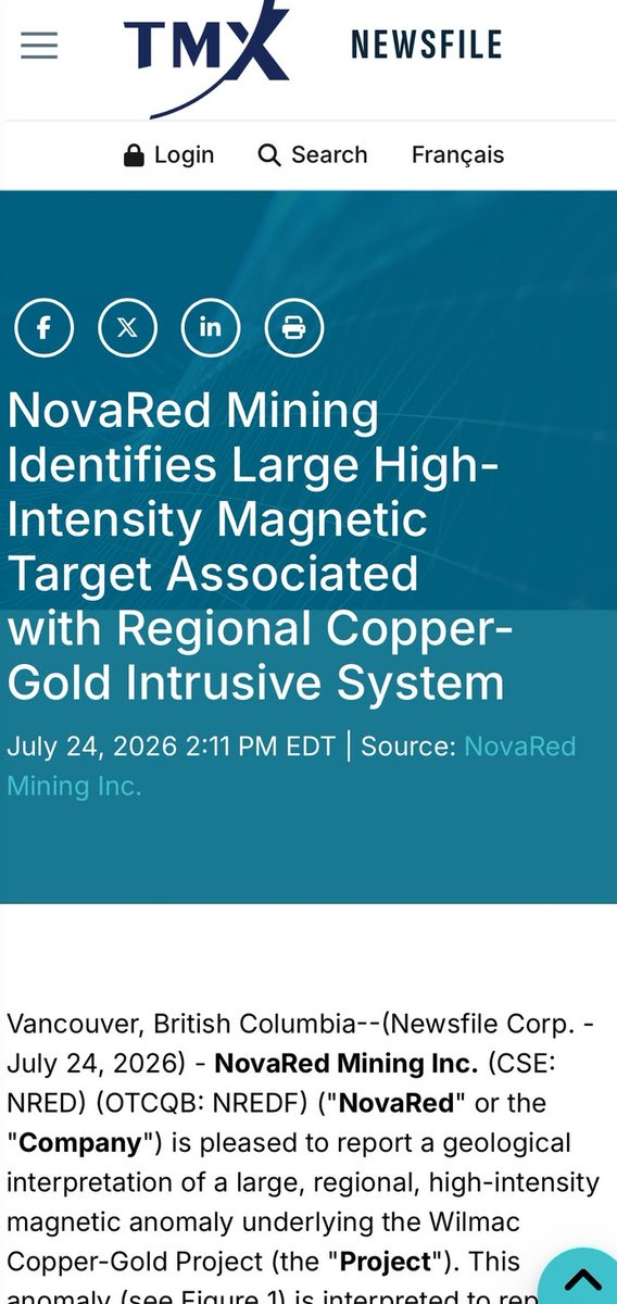 KellyByrne313's tweet photo. THIS IS THE KIND OF TARGET EXPLORERS WANT TO SEE.

Rock sampling on the project returned values up to 1.67% copper. That gives NRED a cleaner exploration narrative and a more focused path toward drilling.

#nrednews #teenagee $OW https://t.co/SgF6x4XdeD