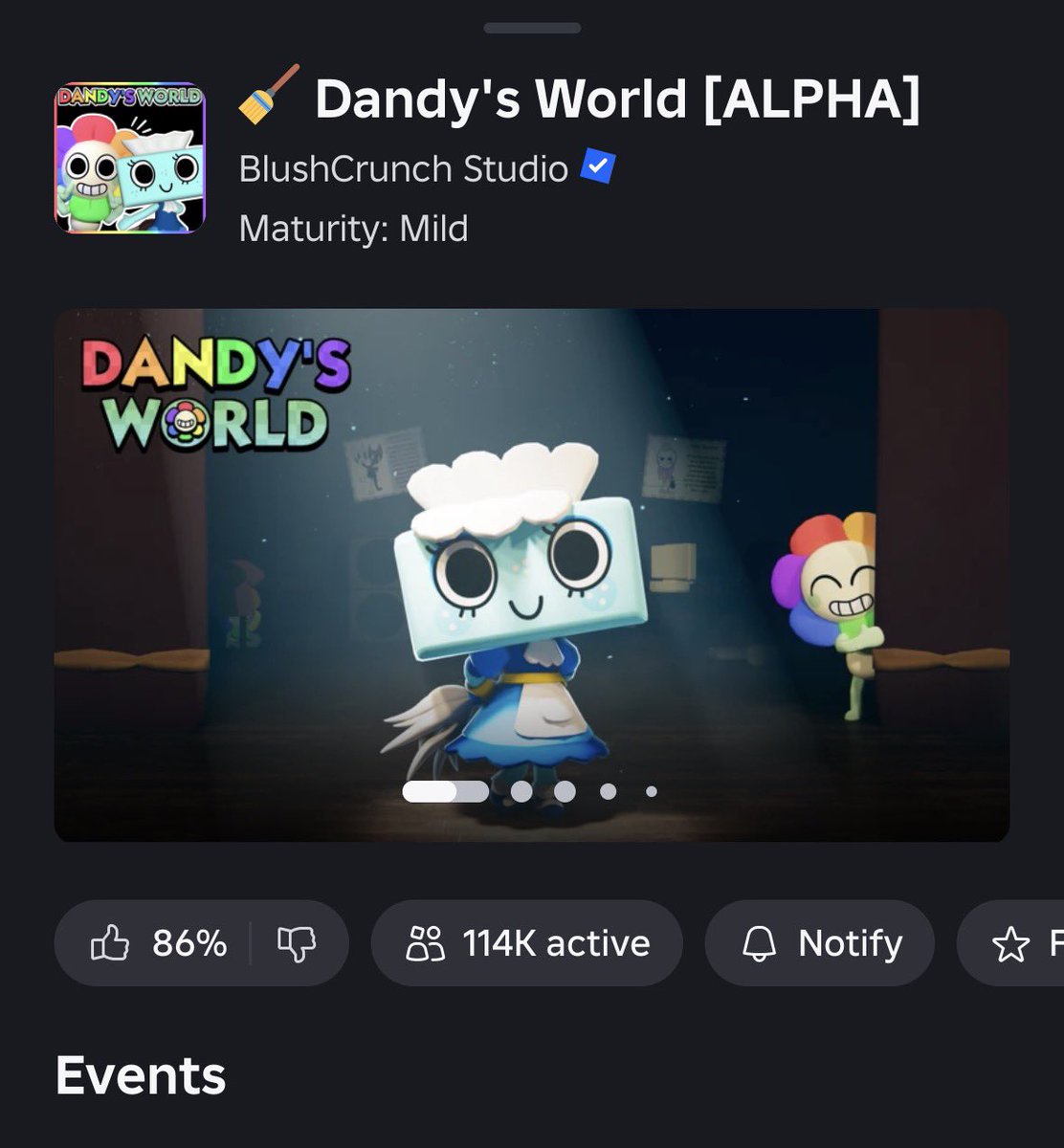 Astronmsl's tweet photo. 114K PLAYERS??? WHAT THE HELL ARE WE you DOING DANDYS WORLD PLAYERS??? 
why is everyone playing this update after EVERYTHING QWEL DID 
disgusted by every single person playing this update right now 
very disappointed in you dandys world fans https://t.co/DxPmLWVNI1