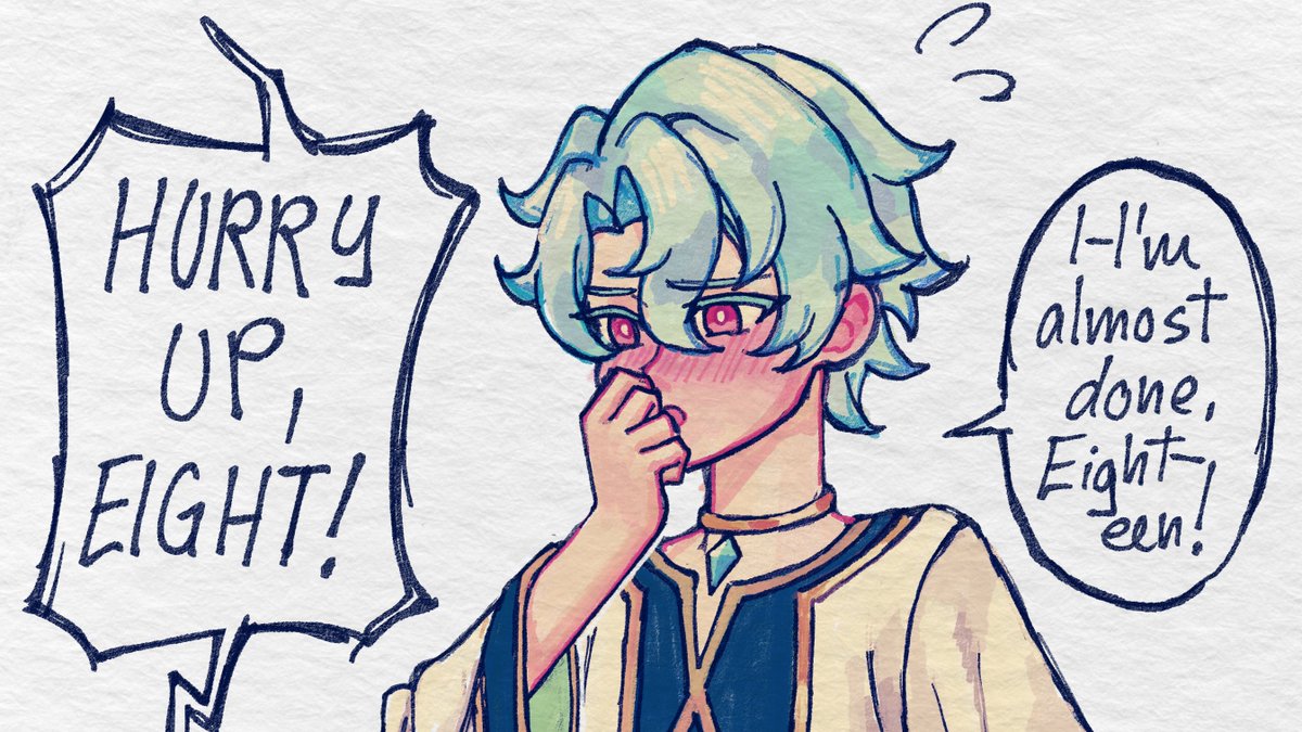 yzl_kk's tweet photo. segment eight got too excited about chasing aranaras with eighteen that he completely forgot to pee before going out! (cw: nsfw, omorashi/pee) -> https://t.co/X44uTg4IH9 https://t.co/eq8Nt72P8U